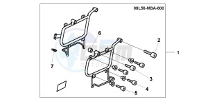 NV750C2 drawing LEATHER S/B STAY