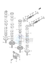 DF 300A drawing Camshaft