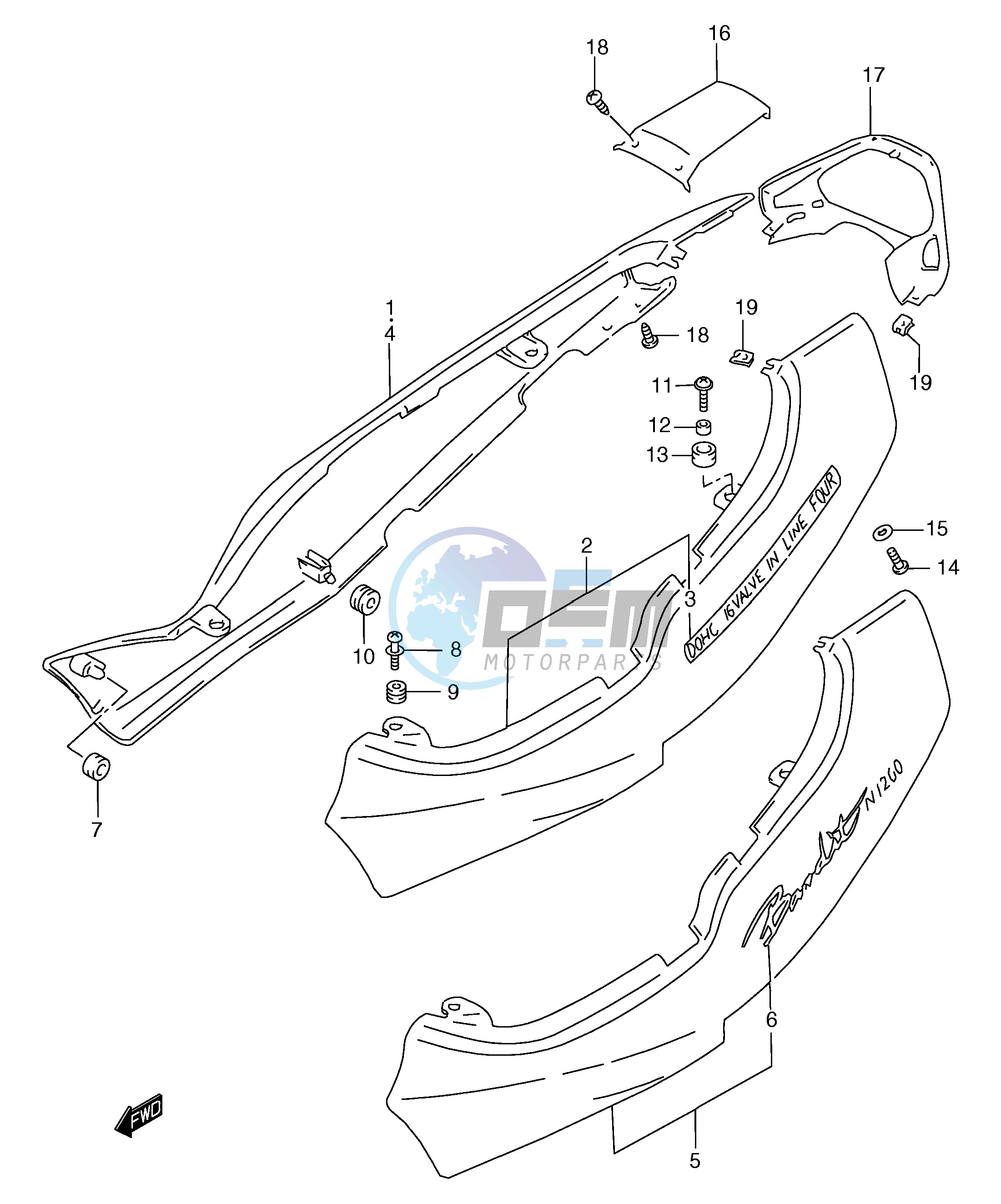 FRAME COVER (MODEL T)