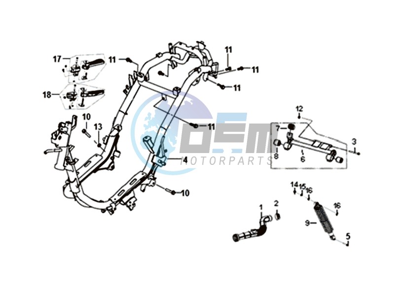 FRAME / ENGINE MOUNT