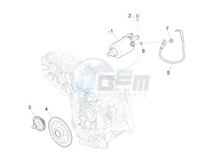 GTS 300 SUPER HPE-TECH 4T 4V IE ABS E4 (EMEA) drawing Stater - Electric starter