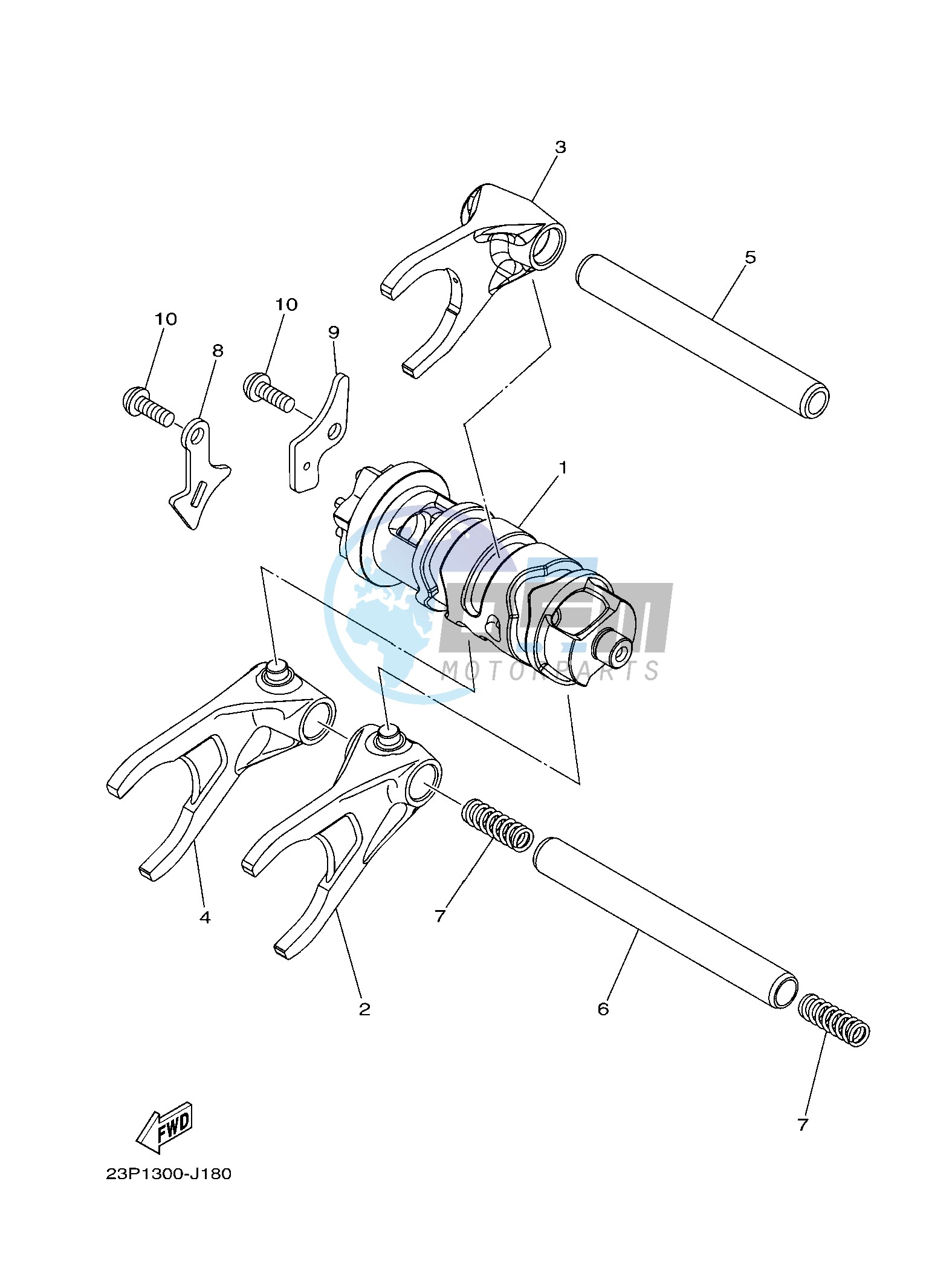 SHIFT CAM & FORK