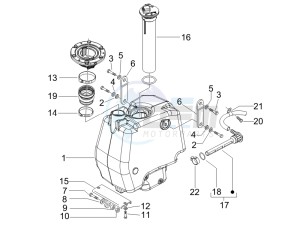 Runner 200 VXR 4t e3 drawing Fuel Tank