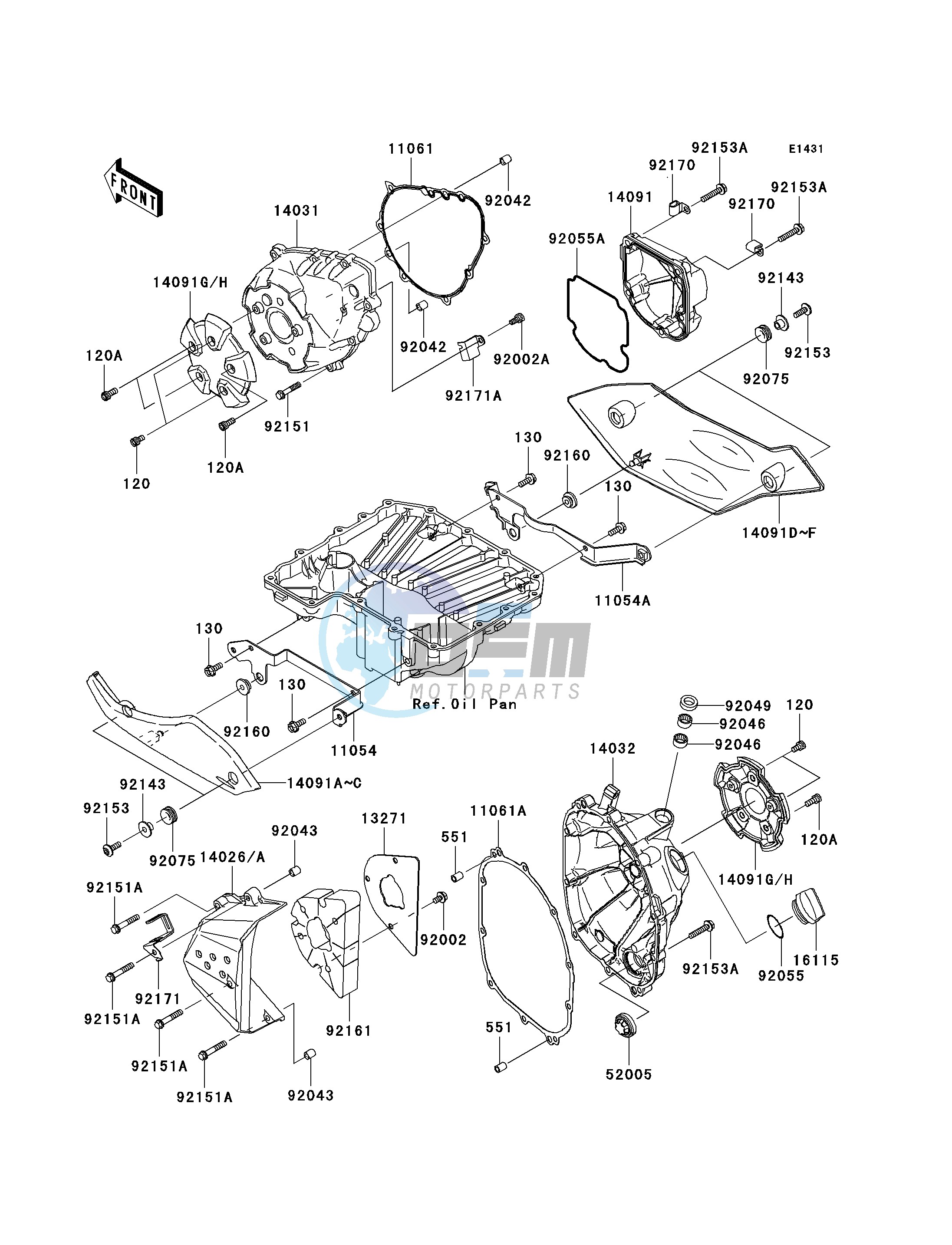 ENGINE COVER-- S- -