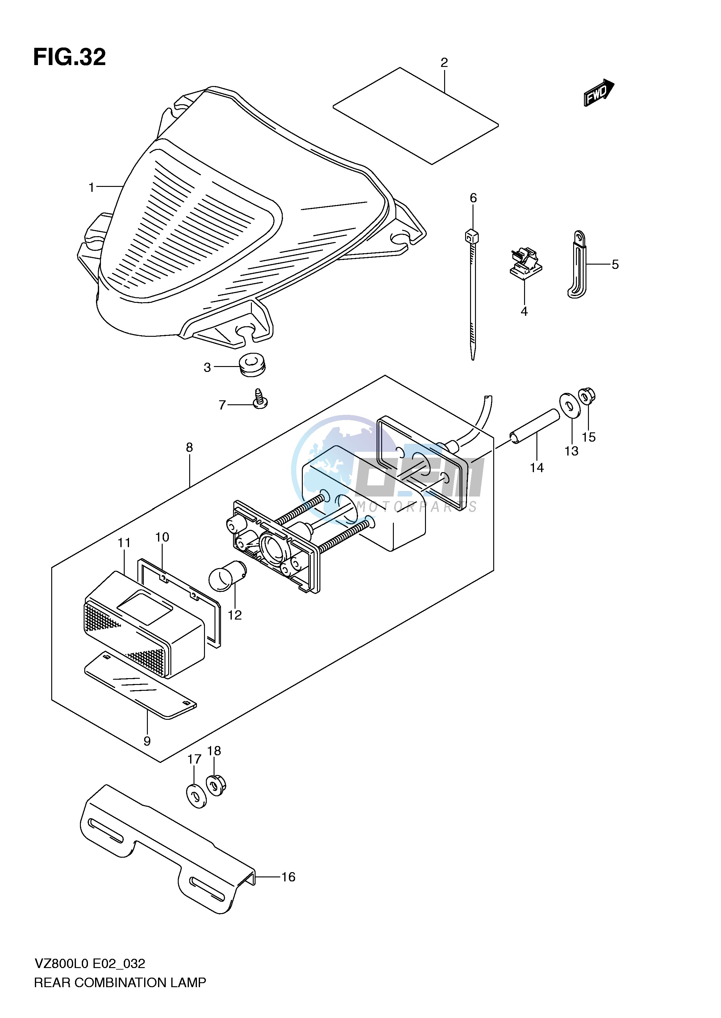 REAR COMBINATION LAMP