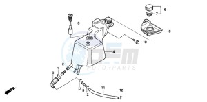 NSR75 drawing OIL TANK