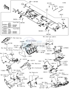 NINJA ZX-10R ZX1000SHF XX (EU ME A(FRICA) drawing Chassis Electrical Equipment