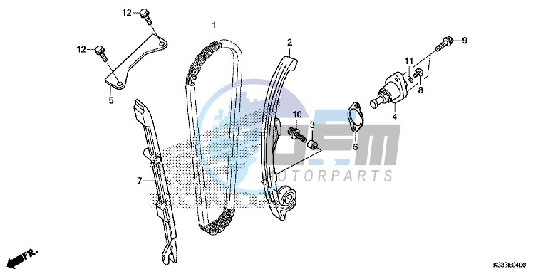 CAM CHAIN/ TENSIONER