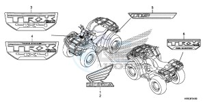 TRX500FM6G TRX680 Europe Direct - (ED) drawing MARK/ EMBLEM