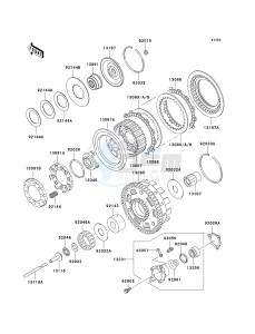 VN 1500 D[VULCAN 1500 CLASSIC] (D1-D2) [VULCAN 1500 CLASSIC] drawing CLUTCH