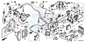 TRX420FEA Europe Direct - (ED / 2ED 4WD) drawing WIRE HARNESS