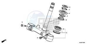 VFR800XF CrossRunner 2ED drawing STEERING STEM