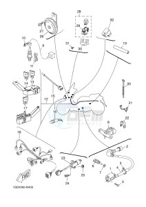 YP400R X-MAX 400 X-MAX (1SD7 1SD7 1SD7) drawing ELECTRICAL 2