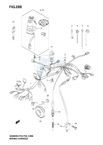 GS500 (P3) drawing WIRING HARNESS (GS500FK4 K5 K6)