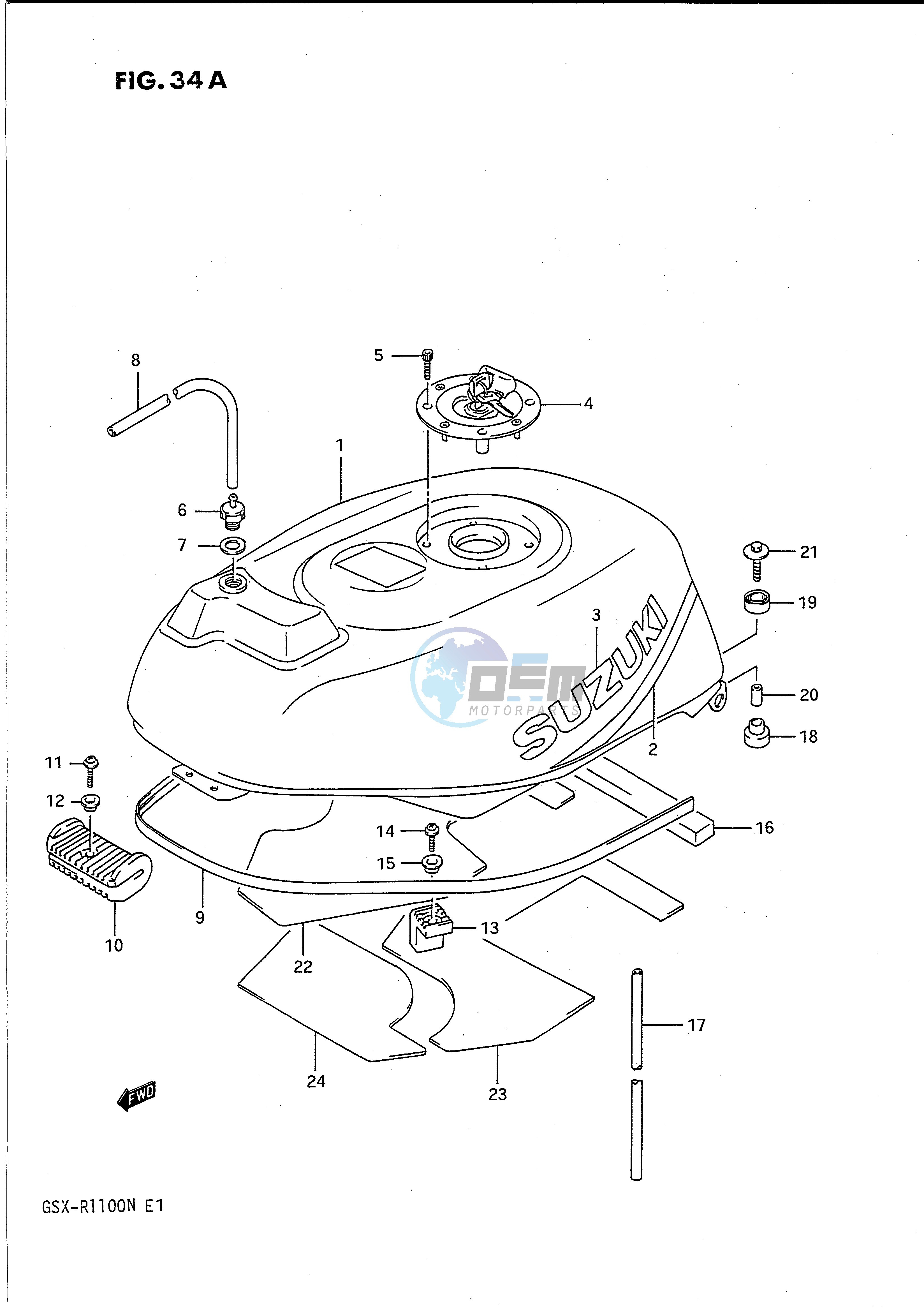 FUEL TANK (MODEL N)