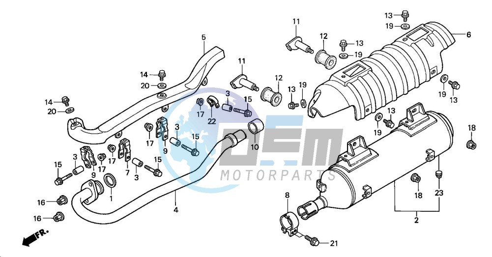 EXHAUST MUFFLER