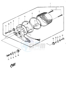 H2 B [MACH IV] (-B) 750 [MACH IV] drawing TAILLIGHT -- H2-B_C- -