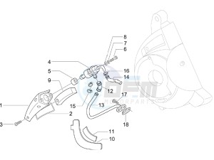 Beverly 125 drawing Secondairy air box