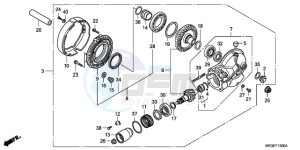 VT750CA9 Europe Direct - (ED / MME) drawing FINAL DRIVEN GEAR