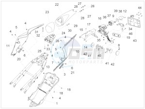 RSV4 1000 RR (APAC) (AUS, CP, NZ) drawing Rear body