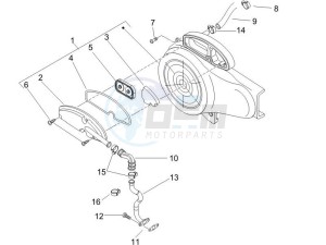 ZIP 100 4T (Vietnam) drawing Secondary air box