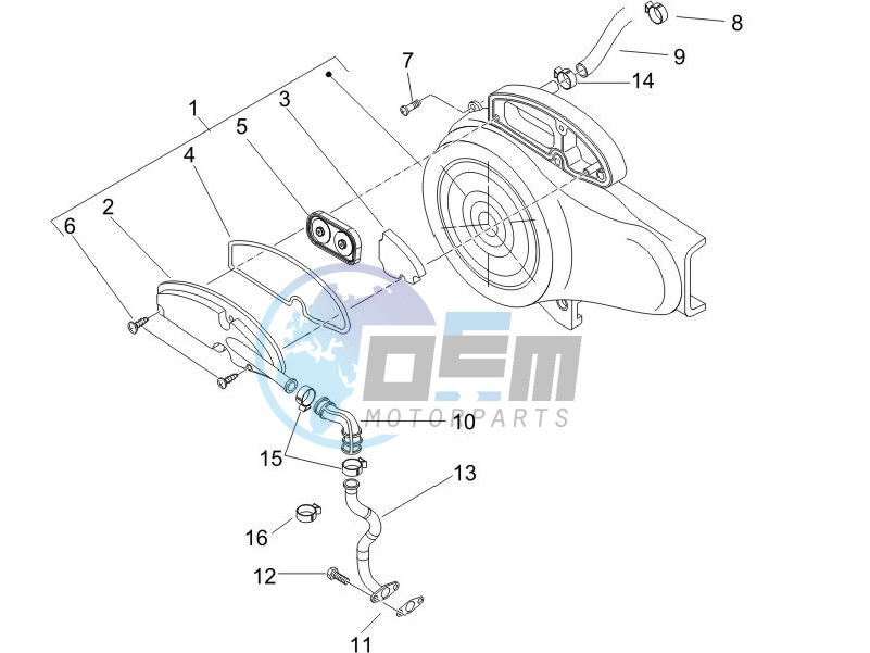 Secondary air box