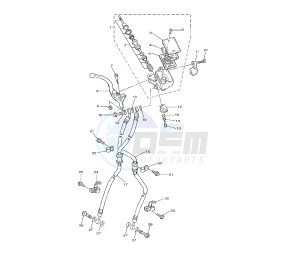 XJR 1300 drawing FRONT MASTER CYLINDER