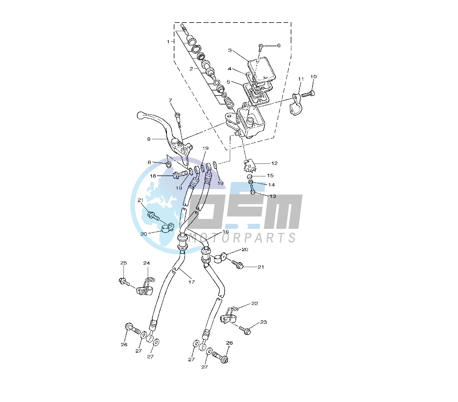 FRONT MASTER CYLINDER