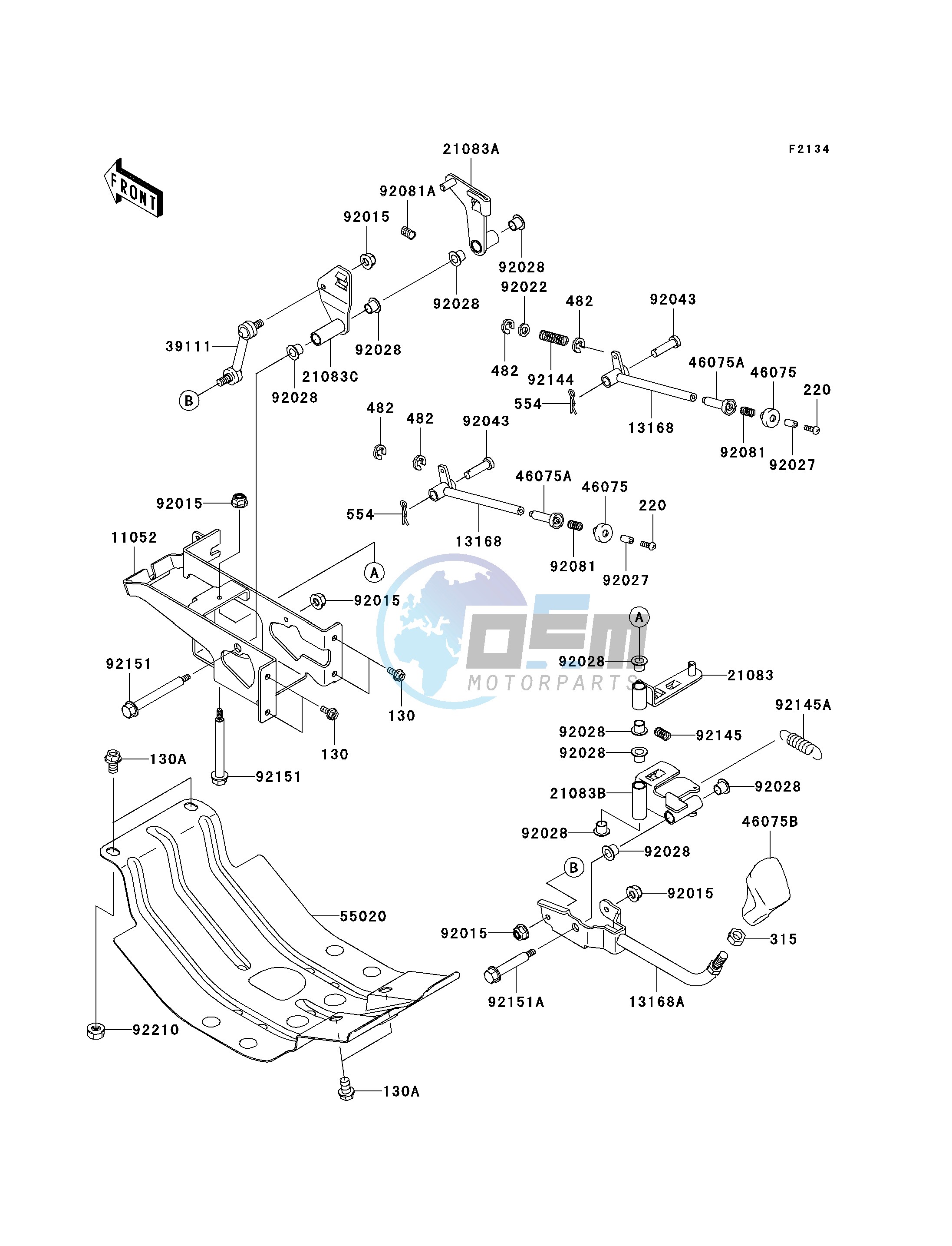 SHIFT LEVER-- S- -