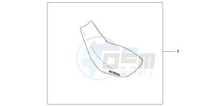 FMX650 FMX650 drawing SEAT SKIN