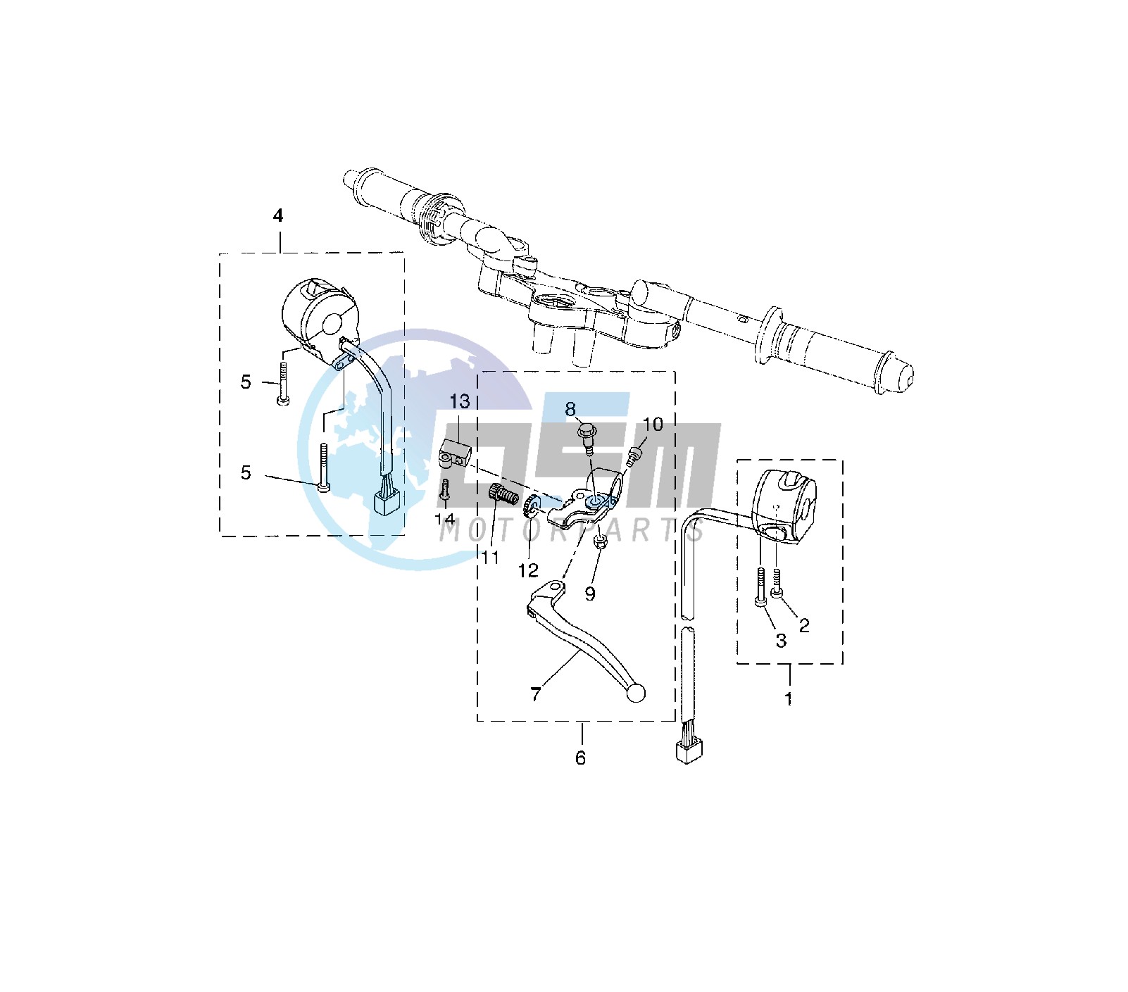 HANDLE SWITCH AND LEVER