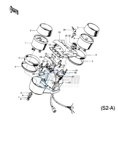 S2 A [MACH II] (-A) 350 [MACH II] drawing METERS_IGNITION SWITCH -- S2-A- -