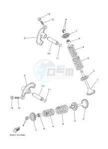 YFM450FWA YFM450DE GRIZZLY 450 IRS (1CUL 1CUM 1CUN) drawing VALVE