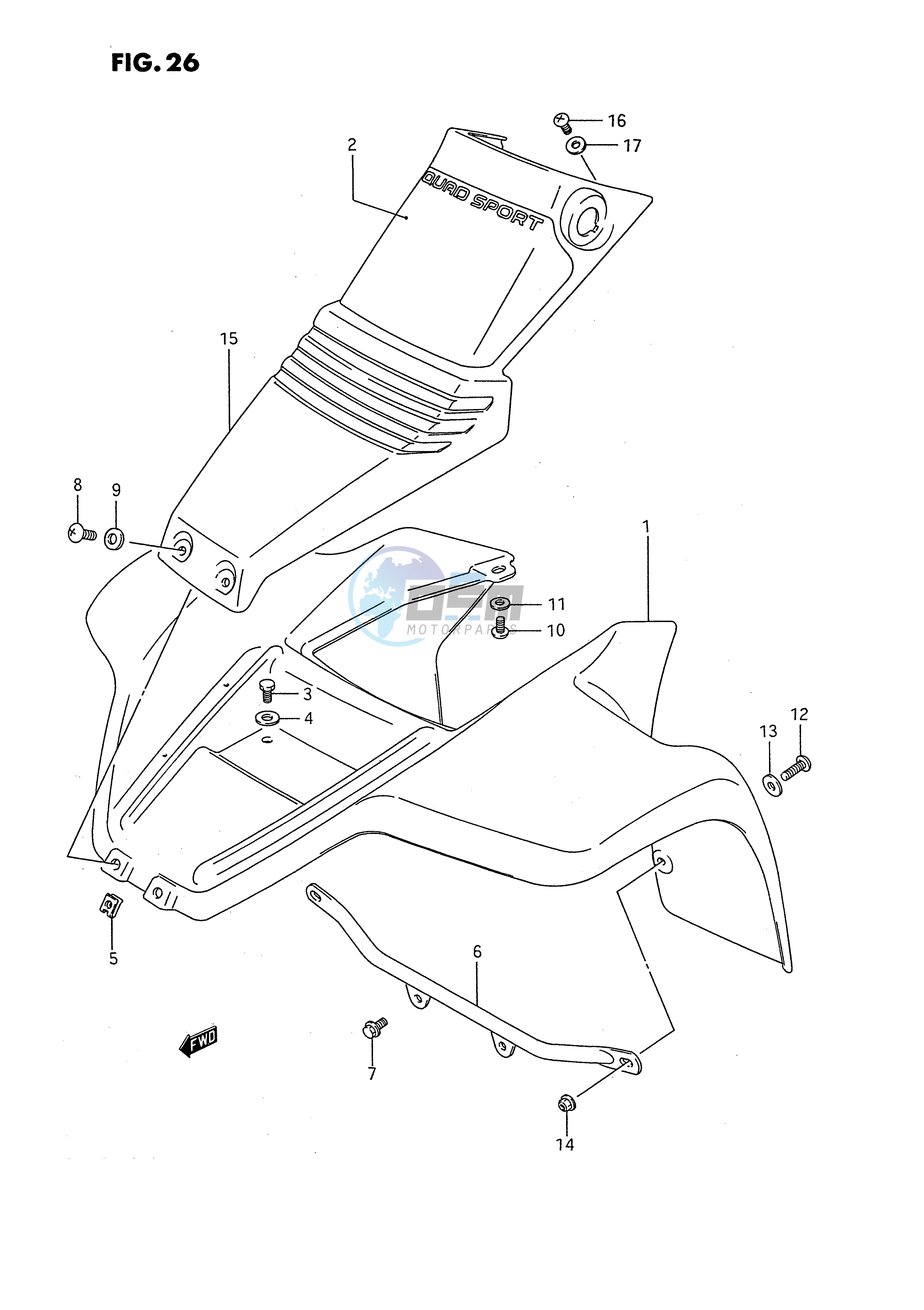 FRONT FENDER (MODEL H)