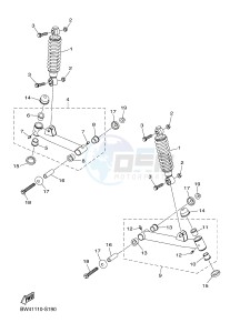 YZF250F YZ250F (BW47) drawing FRONT SUSPENSION & WHEEL