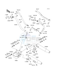 VN 1500 B [VULCAN 88 SE] (B1-B3) N7FA drawing MUFFLER-- S- -