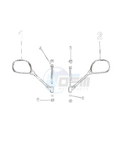 KISBEE 50 N drawing MIRRORS