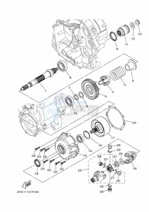 YXZ1000E YXZ1000R (B5J9) drawing MIDDLE DRIVE GEAR