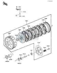 KZ 305 B [CSR BELT] (B1) [CSR BELT] drawing CLUTCH