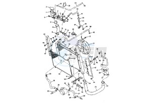 FZS FAZER 1000 drawing COOLING SYSTEM