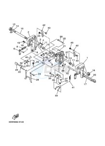 9-9F drawing FRONT-FAIRING-BRACKET