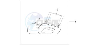 ST13009 UK - (E / MKH MME) drawing PANNIER INNER BAG