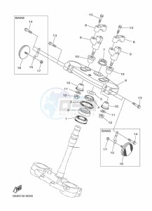 WR250F (BAK9) drawing STEERING