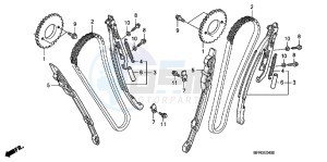 VT1300CXAC drawing CAM CHAIN/TENSIONER