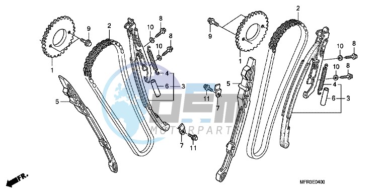 CAM CHAIN/TENSIONER