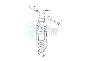 FZS FAZER 600 drawing REAR SHOCK ABSORBER