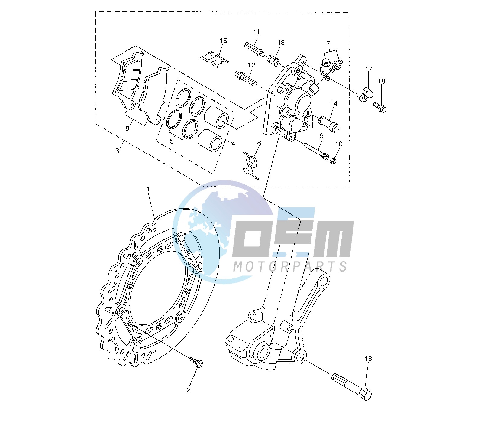 FRONT BRAKE CALIPER