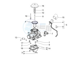 Runner 200 VXR 4t Race e3 (UK) UK drawing Carburetors components