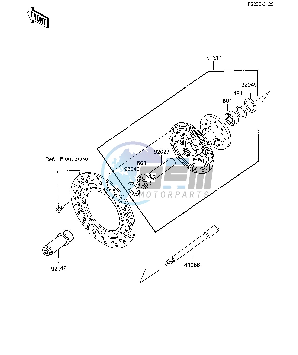 FRONT HUB