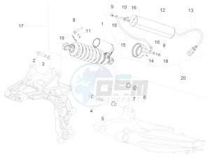 ETV 1200 Caponord Rally (EMEA, APAC) drawing Shock absorber